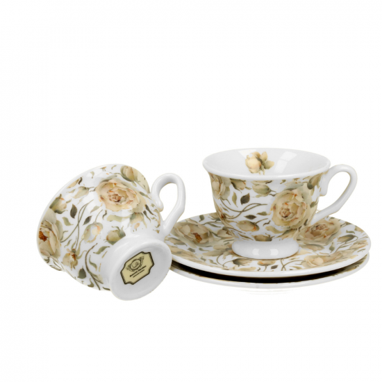 Комплект за кафе English Roses White на супер цена от Neostyle.bg